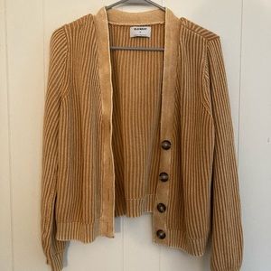 Old Navy yellow cardigan